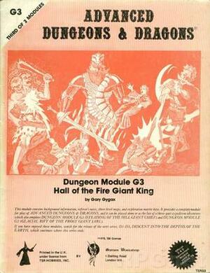 Hall of the Fire Giant King by Gary Gygax