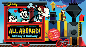 Disney All Aboard! Mickey's Railway (an Abrams Extend a Book) by Nichole Mara