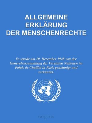 Allgemeine Erklärung der Menschenrechte by United Nations