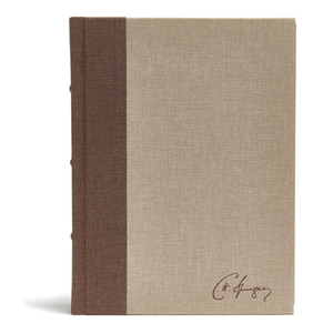 CSB Spurgeon Study Bible, Brown/Tan Cloth Over Board by Alistair Begg, Csb Bibles by Holman