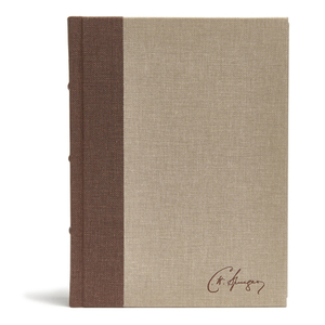 CSB Spurgeon Study Bible, Brown/Tan Cloth Over Board by Csb Bibles by Holman, Alistair Begg