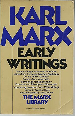Early Writings (Marx Library) by Karl Marx