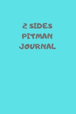 2 Sides: 90 Pages of 6 X 9 Inch Bound Pitman College Ruled Half and Half Vertical Separation White Pages by Larry Sparks