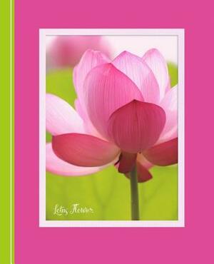 Lotus Flower: Pink Green Diary Weekly Spreads July to June by Shayley Stationery Books