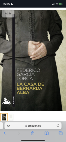 La Casa de Bernarda Alba by Federico García Lorca