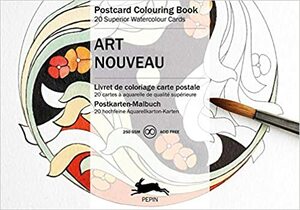 Art Nouveau: Postcard Colouring Book by Pepin van Roojen