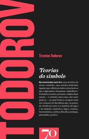 Teorias do Símbolo by Tzvetan Todorov