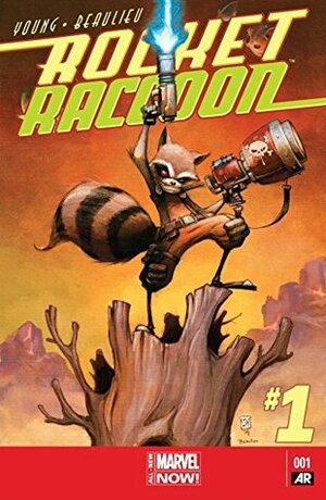 Rocket Raccoon #1 by Skottie Young, Jean-francis Beaulieu, Jeff Eckleberry