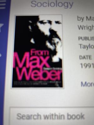 From Max Weber: Essays In Sociology  by Max Weber