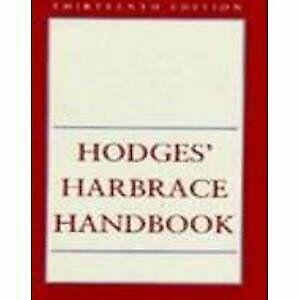 Hodges' Harbrace Handbook by Harcourt Brace Staff, Harcourt Brace Jovanovich, Winn Horner