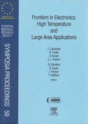 Frontiers in Electronics: High Temperature and Large Area Applications, Volume 59 by Bozzano G. Luisa