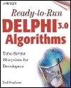 Ready-To-Run Delphi 3.0 Algorithms With Includes Source Code, Test Programs, Databases... by Kenneth R. Stephens, Rod Stephens