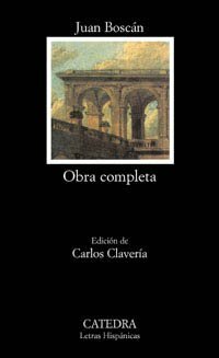 Obra Completa by Juan Boscán, Carlos Claveria