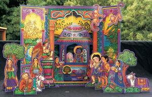 Vrindavan Activity Set: Fold-Out Temple and Altar by Kim Waters