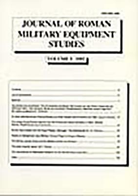 Journal of Roman Military Equipment Studies, Volume 3, 1992 by M. C. Bishop