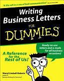 Writing Business Letters For Dummies? by Sheryl Lindsell-Roberts