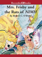 Mrs. Frisby and the Rats of NIMH by Robert C. O'Brien