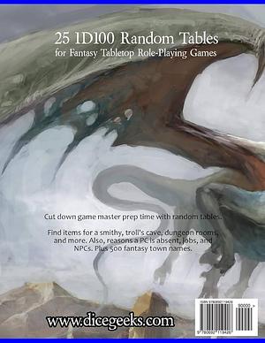 The Book of Random Tables 2: Fantasy Role-Playing Game Aids for Game Masters by Matt Davids