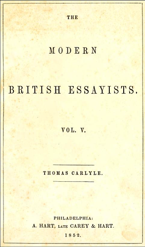 Dr. Francia by Thomas Carlyle