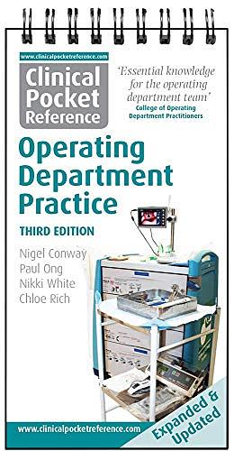 Clinical Pocket Reference Operating Department Practice by Nigel Conway