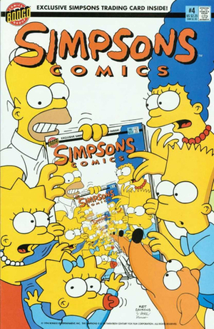Simpsons Comics #4 by Matt Groening, Tim Bavington, Phil Ortiz, Bill Morrison, Steve Vance, Cindy Vance