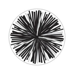 Simply Stylish Black & White Poms Cut-Outs by 