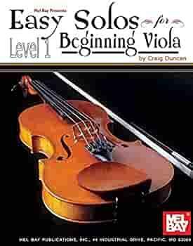 Easy Solos for Beginning Viola: Level 1 by Craig Duncan
