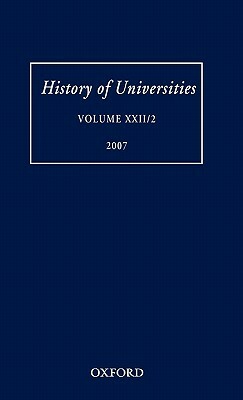 History of Universities: Volume XXII/2 by 