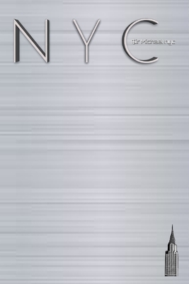 NYC slate Chrysler building classic grid paper Notepad $ir Michael Limited edition by Michael Huhn