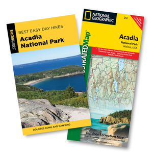 Best Easy Day Hiking Guide and Trail Map Bundle: Acadia National Park by Dan Ring, Dolores Kong