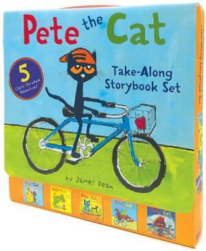 Pete the Cat Take-Along Storybook Set: 5-Book 8x8 Set by James Dean, Kimberly Dean