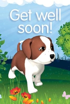 Deep Blue Kids Get Well Postcard (Pkg of 25) by Abingdon Press