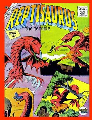 Reptisaurus #4 by Charlton Comics