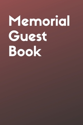 Memorial Guest Book: Memorial Guest Book by Sami