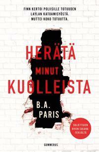 Herätä minut kuolleista by B.A. Paris