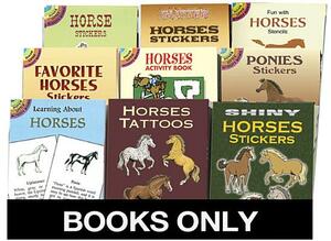 Little ACT Bk Horses Replen Pack 135 Bks by Dover Publications Inc