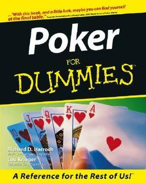 Poker For Dummies by Lou Krieger, Richard D. Harroch, Linda Johnson