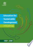 Education for Sustainable Development: A Roadmap by UNESCO