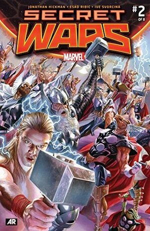 Secret Wars #2 by Jonathan Hickman, Esad Ribić, Alex Ross