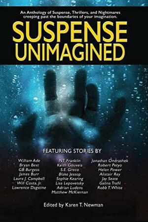 Suspense Unimagined: An Anthology of Suspense, Thrillers, and Nightmares by Matthew McKiernan, Blake Jessop, Karen T. Newman, Laura Campbell, G.B. Burgess, Bryan Best, Lawrence R. Dagstine, Robert Petyo, N.T. Franklin, Stephen Greco, Galina Trefil, Adrian Ludens, Helen Power, Sophie Kearing, James Burr, Keith Gouveia, Lisa Lepovetsky, J.T. Seate, Alistair Rey, Robb T. White, Will Costa Jr., Jonathan Edward Ondrashek, William Ade