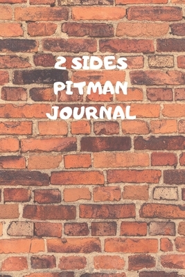 2 Sides: 90 Pages of 6 X 9 Inch Bound Pitman College Ruled Half and Half Vertical Separation White Pages by Larry Sparks