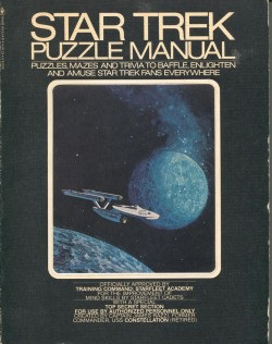 Star Trek Puzzle Manual by Sondra Marshak, James Razzi, Myrna Culbreath