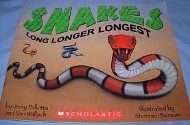 snakes long longer longest by Jerry Pallotta, Shennen Bersani