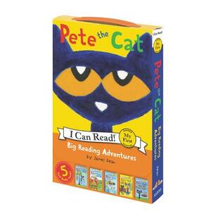 Pete the Cat: Big Reading Adventures: 5 Far-Out Books in 1 Box! by James Dean, Kimberly Dean