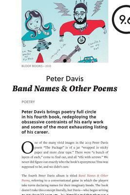 Band Names & Other Poems by Peter Davis