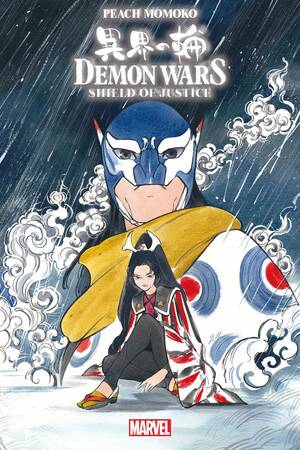 Demon Wars: Shield of Justice by Zack Davisson, Peach MoMoKo