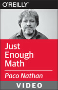 Just Enough Math by Paco Nathan