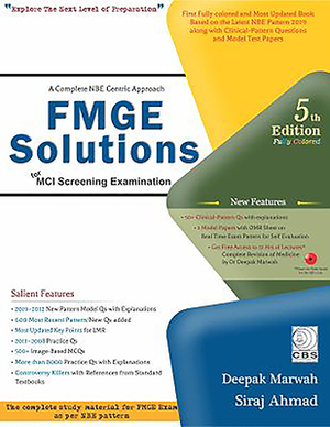 Fmge Solutions for MCI Screening Examination by Deepak Marwah, Siraj Ahmad