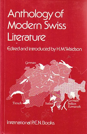 Anthology of Modern Swiss Literature by H. M. Waidson