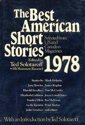The Best American Short Stories 1978 by Ted Solotaroff, Shannon Ravenel